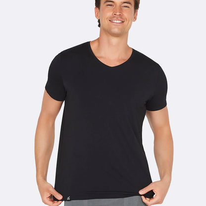 BOODY メンズ Vネック Tシャツ