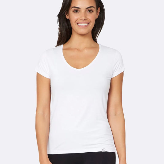 BOODY VネックTシャツ