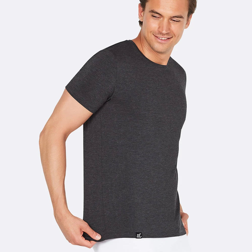 BOODY メンズ クルーネック Tシャツ